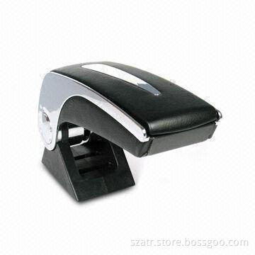 Car Arm Rest with PVC or Steel Base, Made of Leather